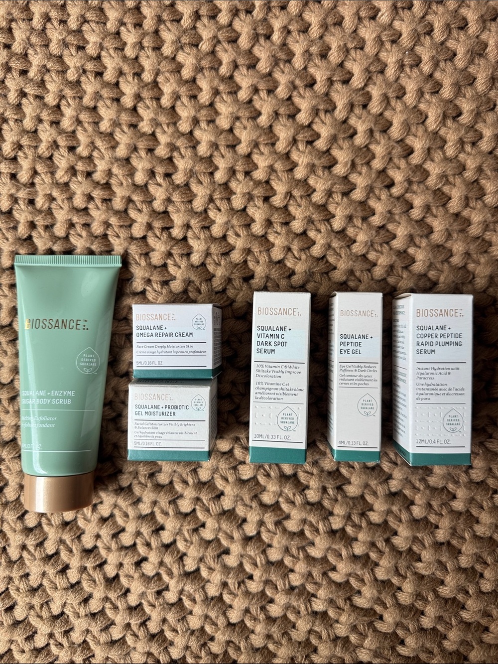 NEW Biossance Skincare Collection Travel Size